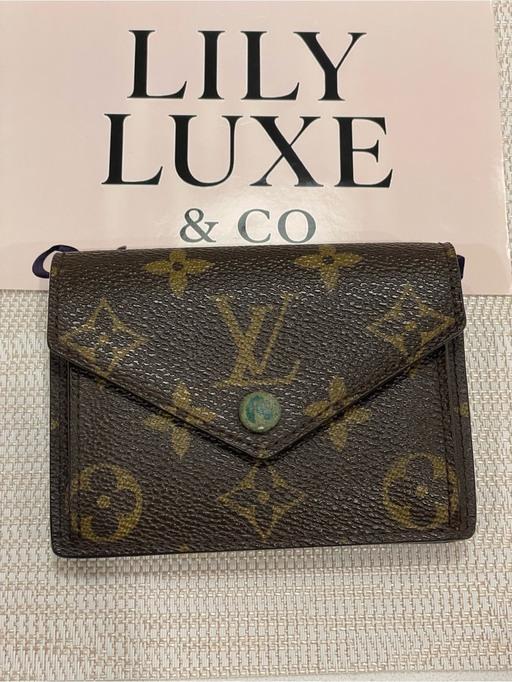 Louis Vuitton Monogram Portefeuille Marie with green interior from 2011